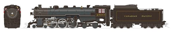 Rapido HO Scale H1a/b 4-6-4 Canadian Pacific- Delivery DCC & Sound *Reservation*