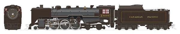 Rapido HO Scale H1a/b 4-6-4 Canadian Pacific- Delivery W/ Smoke Deflectors DCC Ready *Reservation*