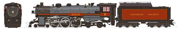 Rapido HO Scale H1a/b 4-6-4 Canadian Pacific - #2816 excursion W/ Ditchlights DCC & Sound *Reservation*