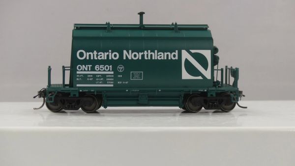 Rapido HO Scale Ontario Northland Progressive Green (Short) Barrel Ore Hopper Single Car