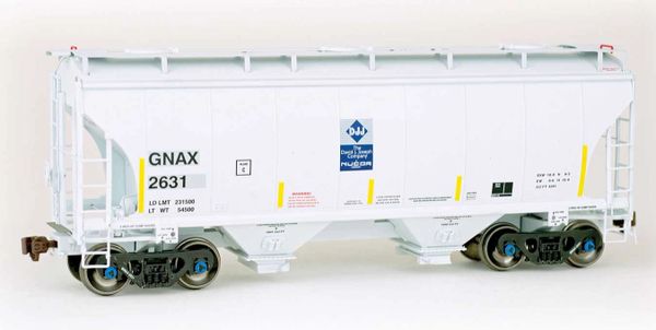 American Limited Models Ho Scale TrinityRail 3281 Cu.Ft. 2-Bay Covered Hopper Holcim (US) GNAX