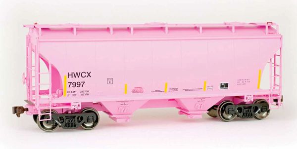 American Limited Models Ho Scale TrinityRail 3281 Cu.Ft. 2-Bay Covered Hopper Halliburton HWCX