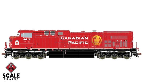 Scaletrains Rivet Counter HO Scale AC4400CW Canadian Pacific (Musical Ride) #9618 DCC Ready *Reservation*