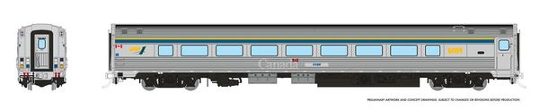 Rapido HO Scale Budd Coach Via Rail Hep 2 Club (Canada Scheme) *Reservation*