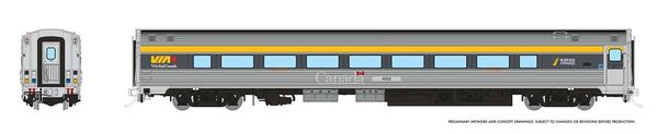 Rapido HO Scale Budd Coach Via Rail Hep 2 Business (Green Scheme) *Reservation*