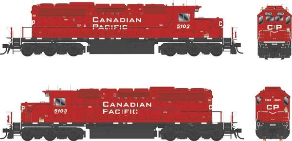 Bowser HO Scale SD40-3 Canadian Pacific W/ Ditchlights & Dual Beacons #5103 DCC & Sound *Reservation*