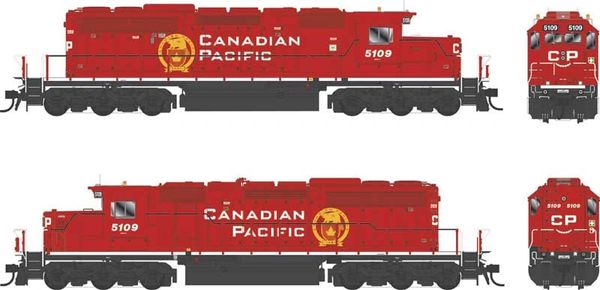 Bowser HO Scale SD40-3 Canadian Pacific Beaver W/ Ditchlights & Dual Beacons #5109 DCC Ready *Reservation*