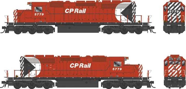 Bowser HO Scale SD40-2 CP Rail 8" Stripe 102" Nose Large Multimark W/Ditchlights DCC Ready *Reservation*