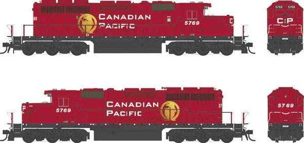 Bowser HO Scale SD40-2 Canadian Pacific Beaver B-Unit #5769 DCC & Sound *Reservation*