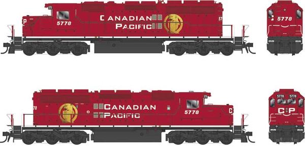 Bowser HO Scale SD40-2 Canadian Pacific Beaver #5778 DCC & Sound *Reservation*