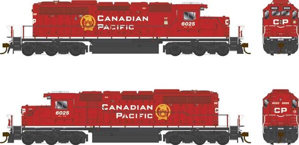 Bowser HO Scale SD40-2 Canadian Pacific Beaver (Rebuilt) #6025 DCC Ready *Reservation*