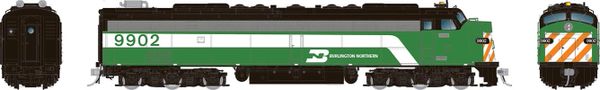 Rapido HO Scale E9A W/ HEP Burlington Northern DCC & Sound *Reservation*