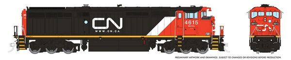 Rapido HO Scale Dash 8-40CM BC Rail (CN Website Repaint) DCC & Sound *Reservation*