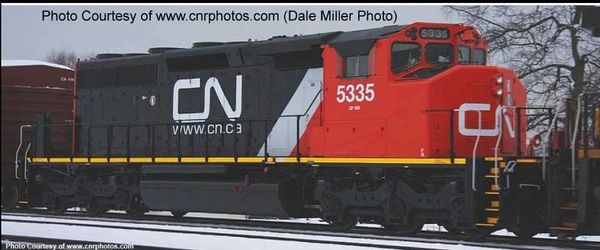 Bowser HO Scale SD40-2W CN (Website CN.CA) Class GF-30t #5335 DCC Ready *Reservation*