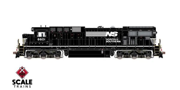 Scaletrains Rivet Counter HO Scale C39-8 (Phase 2) Norfolk Southern W/Ditchlights DCC & Sound #8601 *Reservation*