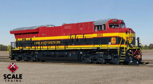 Scaletrains Rivet Counter Ho Scale ET44AC Kansas City Southern DCC & Sound