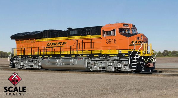 Scaletrains Rivet Counter Ho Scale ET44AC BNSF Heritage III DCC & Sound