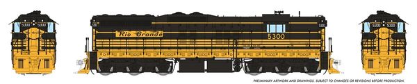 Rapido HO Scale EMD SD7 Denver & Rio Grande DCC & Sound *Reservation*