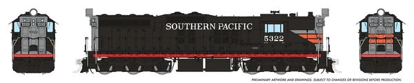 Rapido HO Scale EMD SD7 Southern Pacific (Black Widow Scheme) DCC Ready *Reservation*