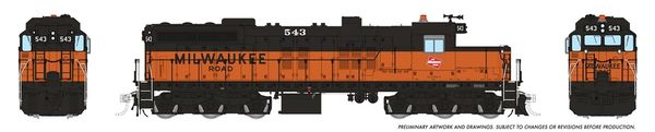Rapido HO Scale EMD SD10 Milwaukee Road DCC Ready *Reservation*