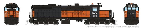 Rapido HO Scale EMD SD10 Soo Line DCC Ready *Reservation*