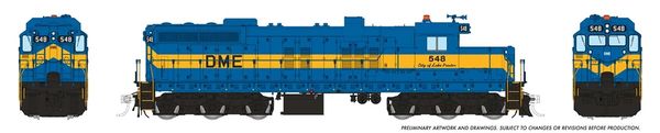 Rapido HO Scale EMD SD10 Dakota, Minnesota & Eastern DCC & Sound *Reservation*