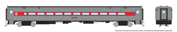 Rapido HO Scale Comet Single Coach Connecticut Dot (Late Scheme) *Reservation*