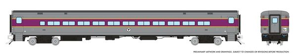Rapido HO Scale Comet Single Coach MBTA *Reservation*