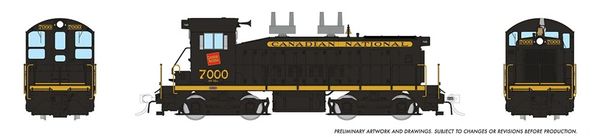 Rapido HO Scale EMD SW9 Canadian National (Black Scheme) DCC & Sound *Reservation*