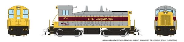 Rapido HO Scale EMD SW9 Erie Lackawanna DCC Ready *Reservation*