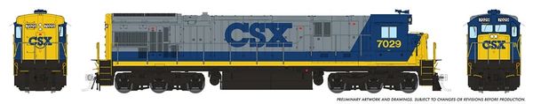 Rapido HO Scale GE C30-7 CSX YN2 W/ Ditchlights DCC & Sound *Reservation*