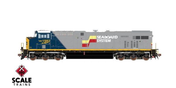 Scaletrains Rivet Counter Ho Scale ES44AH CSX Heritage (Seaboard System) DCC & Sound #1982