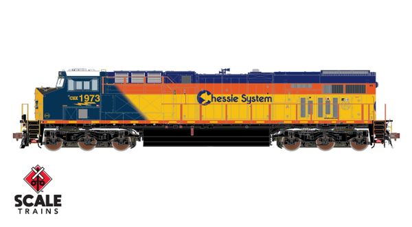 Scaletrains Rivet Counter Ho Scale ES44AH CSX Heritage (Chessie System) DCC Ready #1973