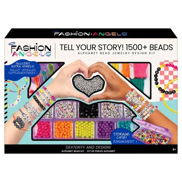 Fashion Angels Tell Your Story Alphabet Bead Set 1500+ Beads