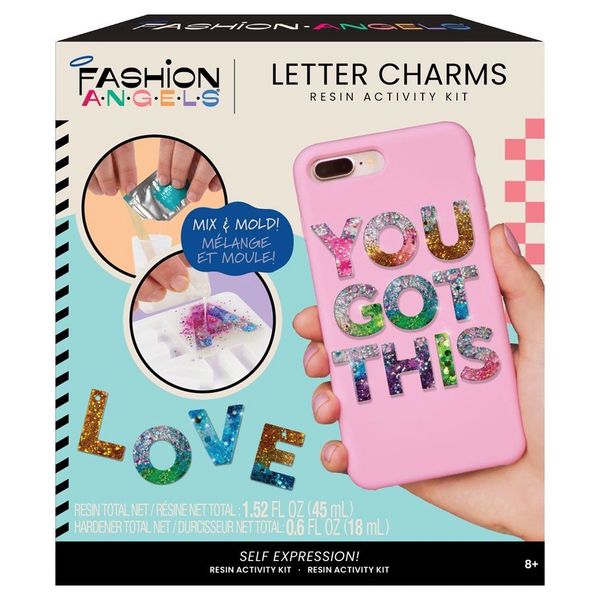 Fashion Angels Resin Alpha Charms Accessory Design Set