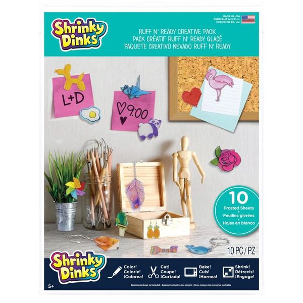 Shrinky Dinks Ruff and Ready (10) sheets per pack