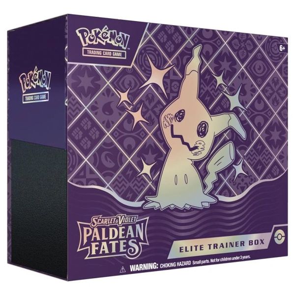Pokemon TCG Scarlett & Violet Paldean Fates Elite Trainer Box