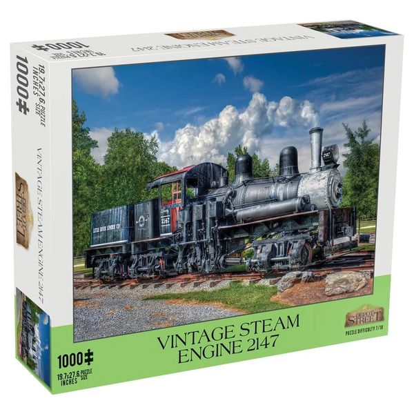 Mchezo Vintage Steam Engine 1000 Piece Puzzle