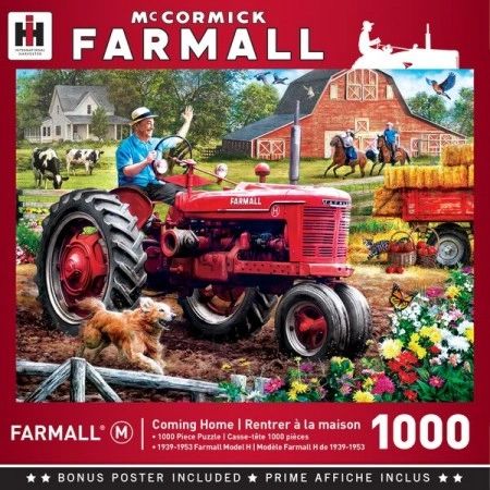 Master Pieces - Farmall: Coming Home Tractor Farm Scene 1000 Piece Puzzle