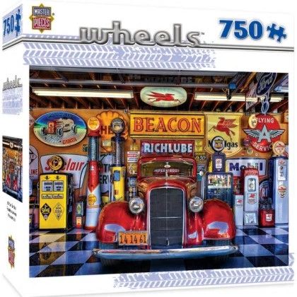 Master Pieces - Wheels: At Your Service Classic Car 750 Piece Puzzle