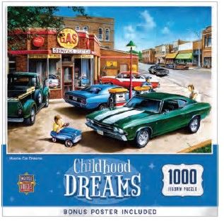 Master Pieces - Childhood Dreams: Muscle Car Dreams 1000 Piece Puzzle