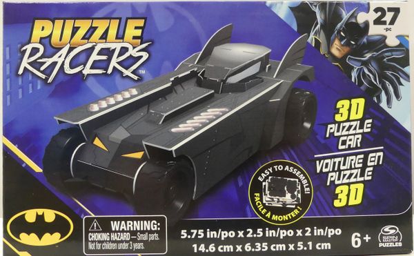 Spin Master - Puzzle Racers 27 Pc Batmobile 3D Puzzle Car