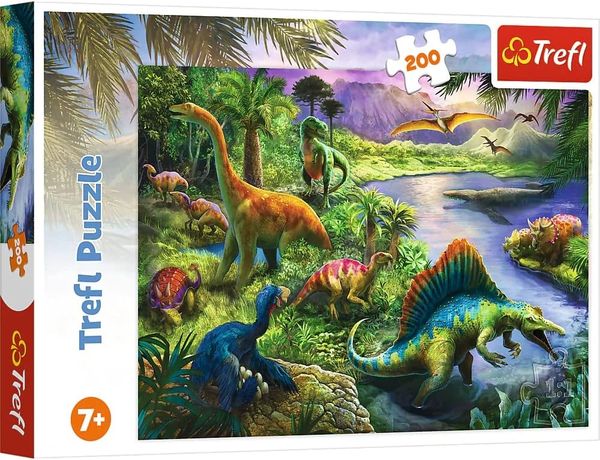 Trefl- Predatory Dinosaurs 200 Pc Puzzle