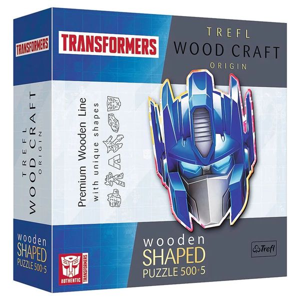 Trefl - Wood Craft -Optimus Prime 500+5 Pc Puzzle