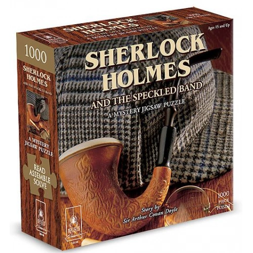 University Games - MYSTERY - SHERLOCK HOLMES And the Speckled Band - 1000 Piece Puzzle