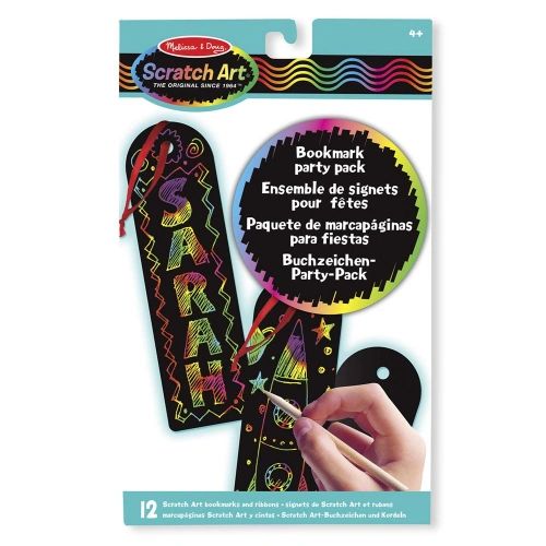 Melissa & Doug Bookmark Scratch Art Party Pack