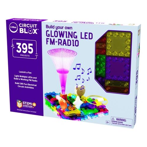 Circuit Blox - Build Your Own - Glowing Led & FM Radio