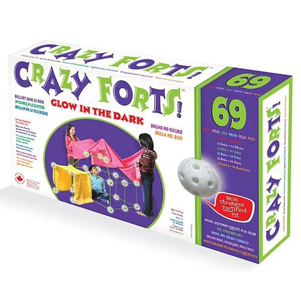 Crazy Forts - Glow In The Dark 69 Piece set