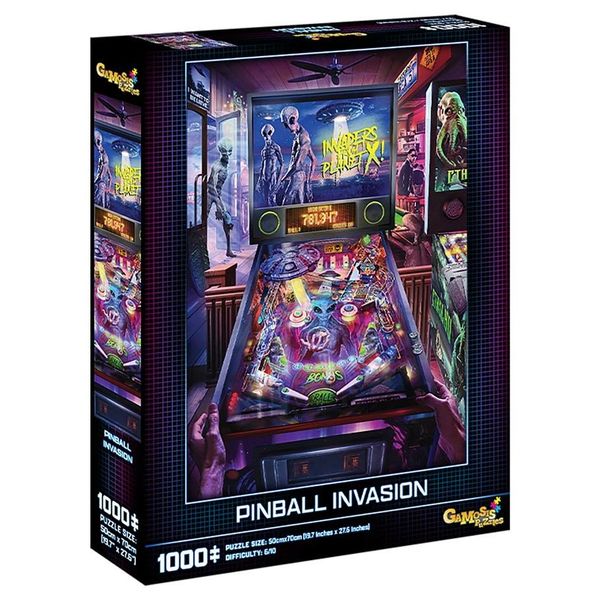 Gamosis Puzzles- Pinball Invasion 1000 Piece Puzzle