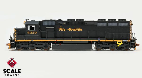 Scaletrains Rivet Counter Ho Scale SD45 IIb1, Rio Grande/Small Lettering DCC & Sound *Reservation*